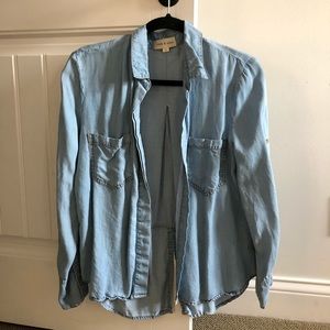 Cloth & Stone Denim Chambray Shirt